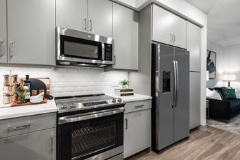 Studio, one, and two bedroom residences and townhomes